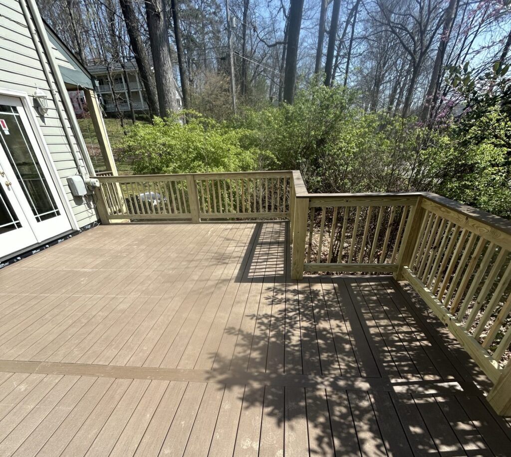 Image of deck installed by RoofingCo.com