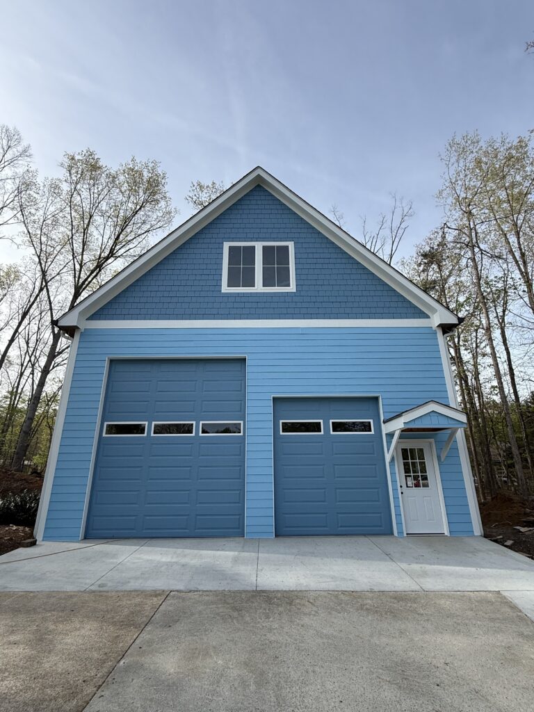 Garage apartment above the garage